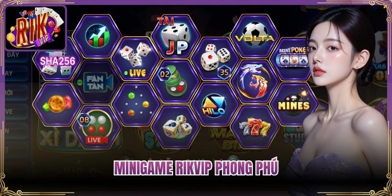 Minigame Rikvip phong phú